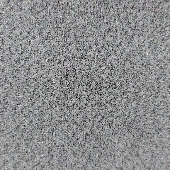 02095 Chico's black crinkle crepe S/S blouse with neck detail 3 XL - Picture 7 of 13